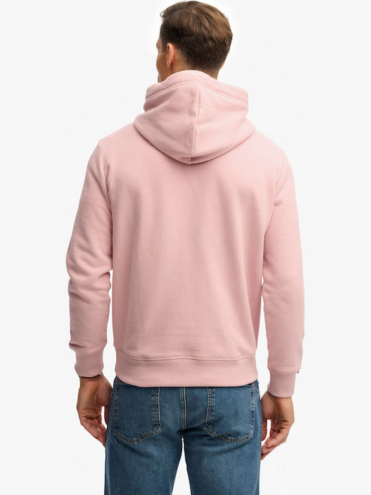 Essential Sweatshirt with Hood Pink