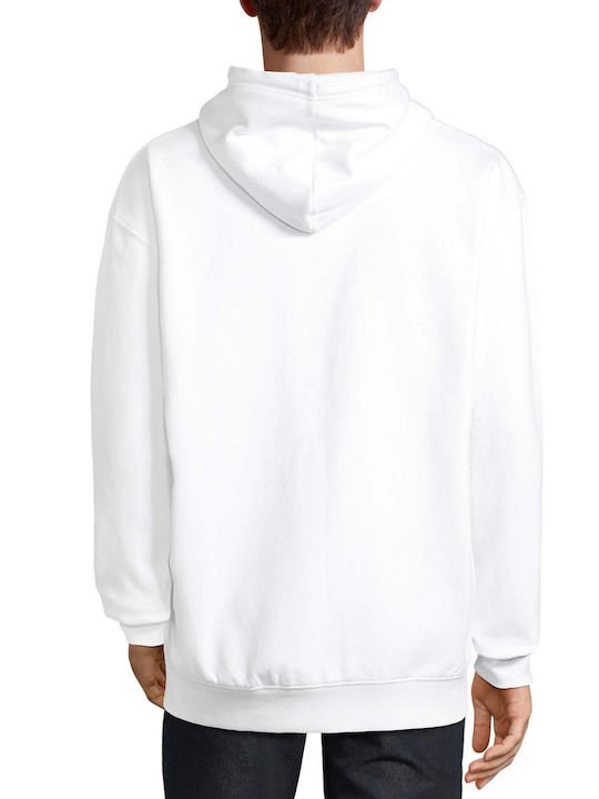 B&C Men's Long Sleeve Promotional Sweatshirt White