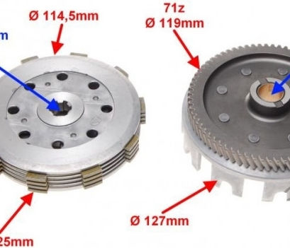 Scooter Clutch Aprilia Am6 50-90cc