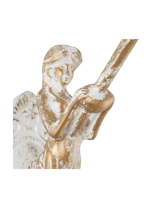 GloboStar Mermaid Industrial Wall Lamp with E27 Bulb Base Gold 12x27cm