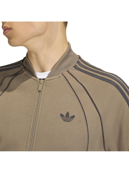 Track Top Jacket Brown