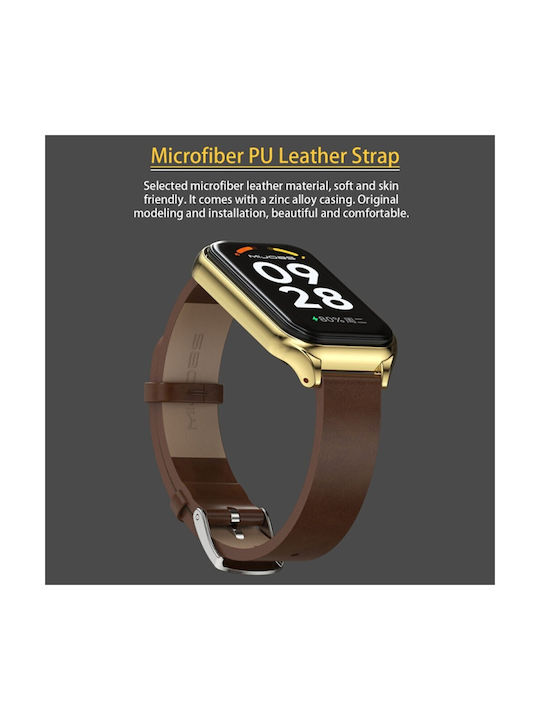 Xiaomi Smart Band 8 Active Mijobs Strap Synthetic Leather Black