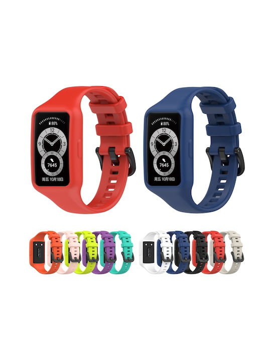 Huawei Band 7 6 Pro 6 Honor Band 7 6 Universal Integrated Silicone Watch Band White Huawei Band 7 6 Pro 6 Honor Band 7 6 Universal Integrated Silicone Watch Band White