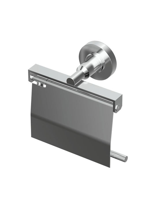 Ideal Standard Iom Επιτοίχια Χαρτοθήκη Inox Ασημί