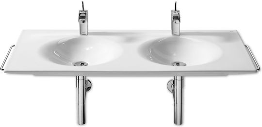 Roca Kalahari Wall-Mounted Bathroom Hook with Screws Silver