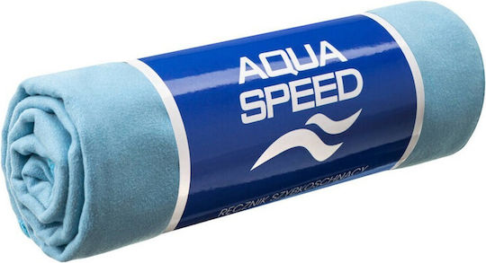 Aquaspeed Dry Flat 02/155 Swimming Towel Microfiber Blue 140x70cm