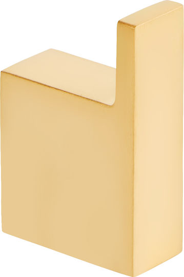 Bronze Art Άγκιστρο Μπάνιου Μονό με Βίδες Inox