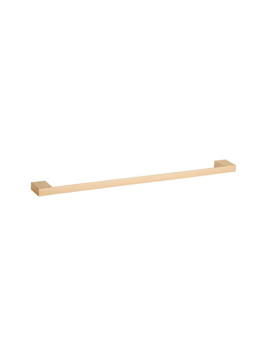 Bronze Art Single Wall-Mounted Bathroom Rail ​61x5cm Inox Gold
