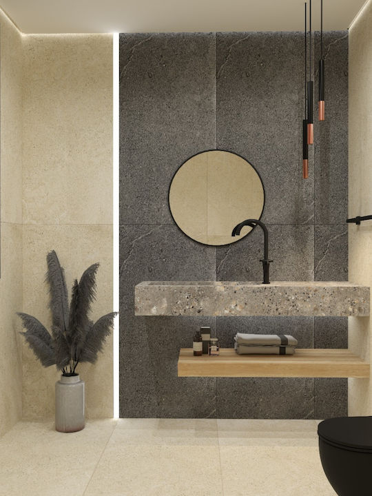 Nobili Lira Μπαταρία Νιπτήρα Ψηλή Velvet Black