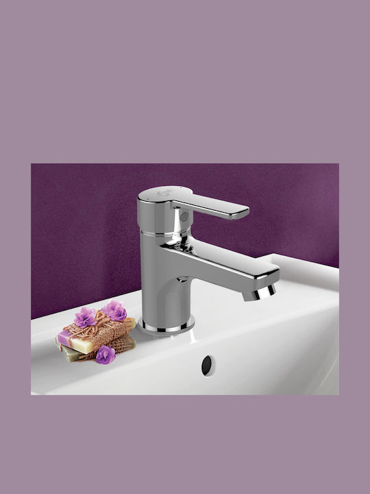 Ideal Standard Idealstream Αναμεικτική Μπαταρία Νιπτήρα Ασημί