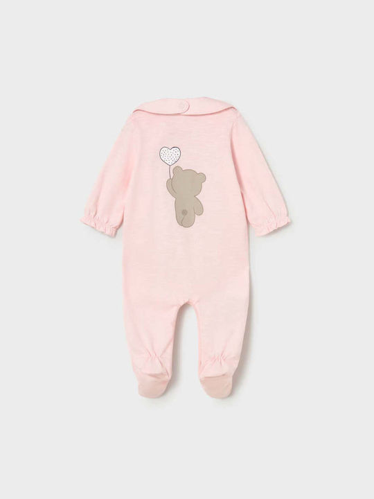 Mayoral Baby Bodysuit Set with Accessories Pink 2pcs