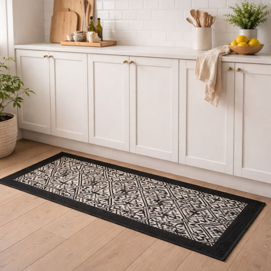 My Home Luxury Kitchen Mat Runner 50x120cm BZTH-09120 Black