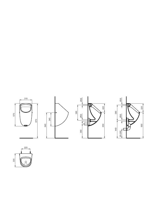 Ideal Standard Connect Urinal White