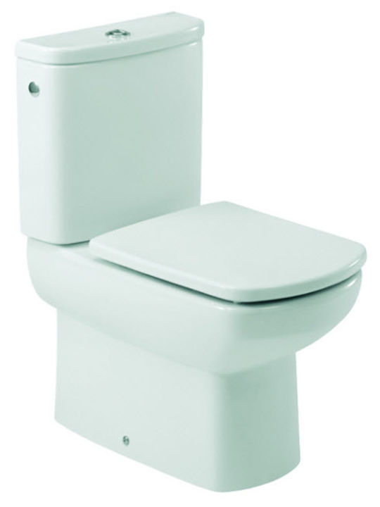 Roca Toilettenbrille Soft-Close Kunststoff 42.5x36cm Weiß