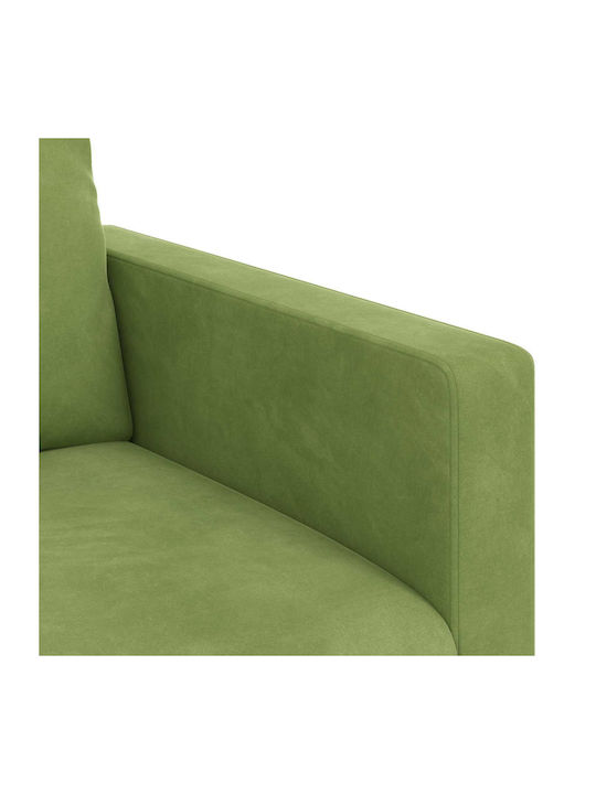 Polițronă Velur Verde Deschis 78x78x80cm