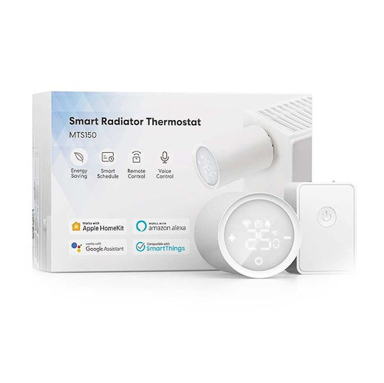 Meross Electronic Thermostatic Radiator Valve with Wi-Fi for Radiator Body 1pcs