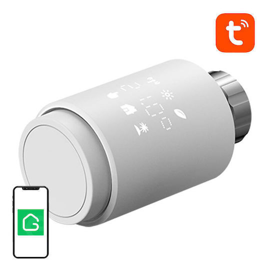 Gosund Electronic Thermostatic Radiator Valve with Wi-Fi for Radiator Body 1pcs