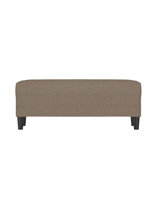Fabric Upholstered Burgundy Bench Stool 70x35x41cm