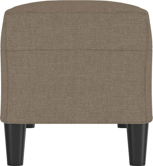 Stoff-Tabouret Mit Offenem Gelben Bezug 70x35x41cm