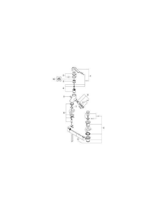 Grohe Bidet Faucet Silver