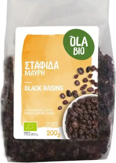 Ola Bio Korinthische Trockenfrüchte & Nüsse Schwarz 200gr