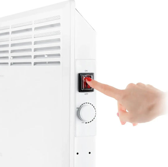 Boden-Konvektorheizung 2500W 89x49cm Weiß