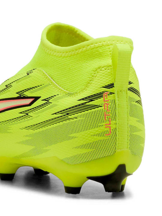 FG/AG Kids Soccer Cleats Molded Yellow