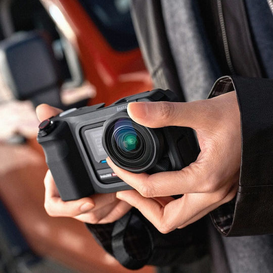 Insta360 Ace Pro 2 Action Camera 8K Underwater Ultimate Videography Bundle - 3 Lenses / 2 Filters / Xplorer Grip Pro Kit with Touch Screen 2.4" and Wi-Fi Black