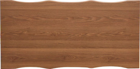 Aemon Dining Room Table Made of Dark Acacia Solid Wood Black 180x90x75cm