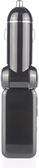 Avizar Bluetooth Handsfree Car Kit Fm Call Transmitter Black