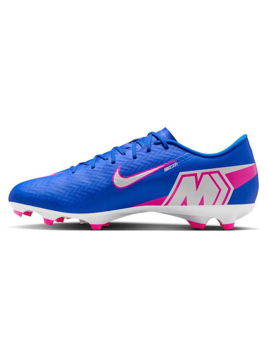 Nike Mercurial Football Shoes with Cleats FG/MG Blue