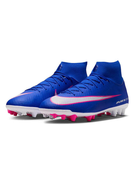Nike Mercurial AG Футболни Обувки с Бутони Сини