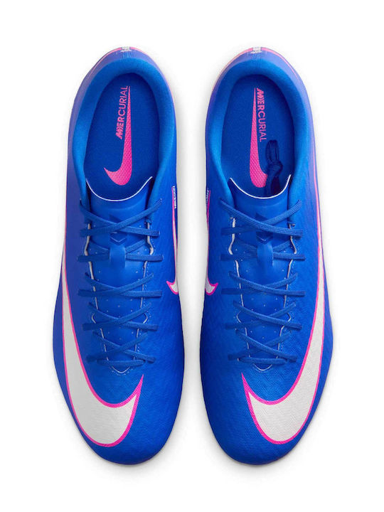 Nike Mercurial Football Shoes with Cleats FG/MG Blue