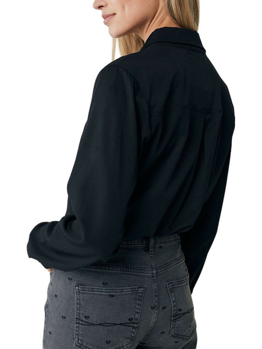 Women's Long Sleeve Shirt Black