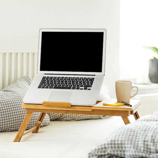 Bakaji Τραπεζάκι για Laptop Μπεζ 02830301