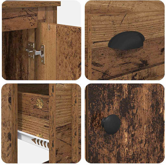 Bibliothek Alt Holz 60x35.5x103.5cm