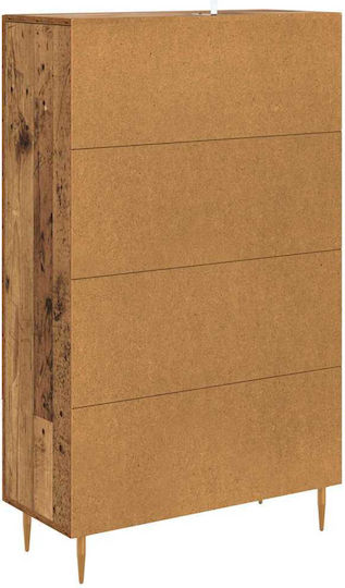 Wooden Bookcase Old 69.5x31x115cm
