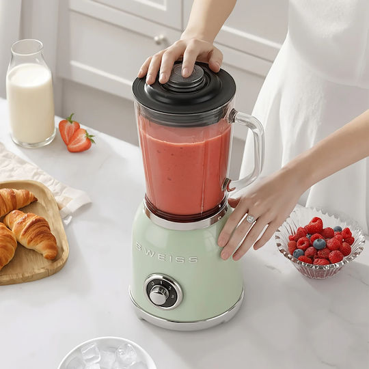 Sweiss Блендер с Пластмасова Каната 1,5 л 1000W Зелен