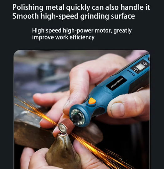 Electric Rotary Multi Tool 7.4V with Speed Control