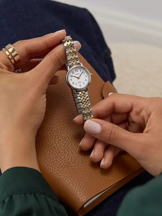 Timex Women's Watch with Gold Metal Bracelet