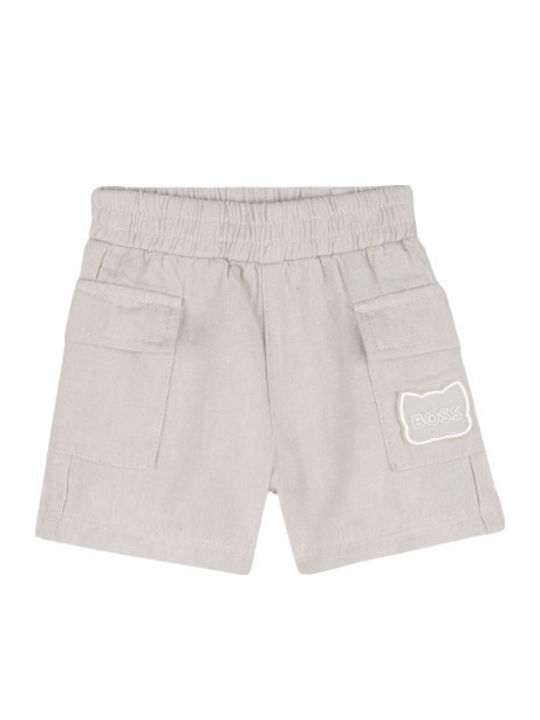 Kids Set with Shorts Summer 2 Pieces White Beige