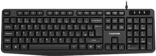 Canyon Simple CNE-CKEY01 Само клавиатура Български Черен