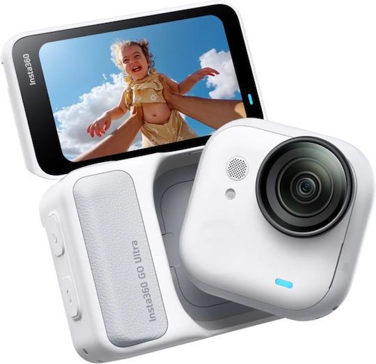 Insta360 GO Ultra Action Camera 4K Ultra HD Underwater Creator Bundle with 2.5" Touch Screen and Wi-Fi Arctic White