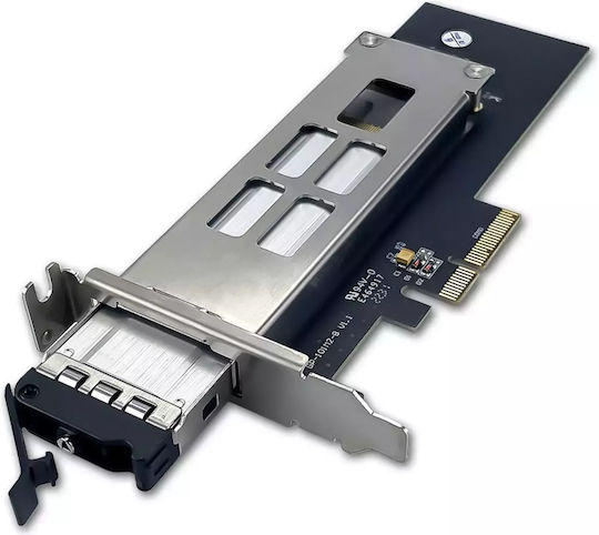 Fantec Hard Drive Case M.2 SATA III NVME in Schwarz color