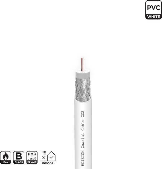 Edision Cablu Coaxial 100m (CCS-100) 1buc