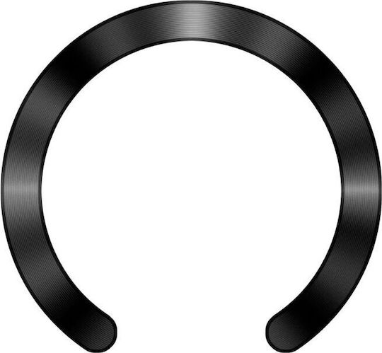 Tech-Protect MagSafe Ring Mmp-210 With Alignment Guide Black & Cosmic Orange 2 Pieces