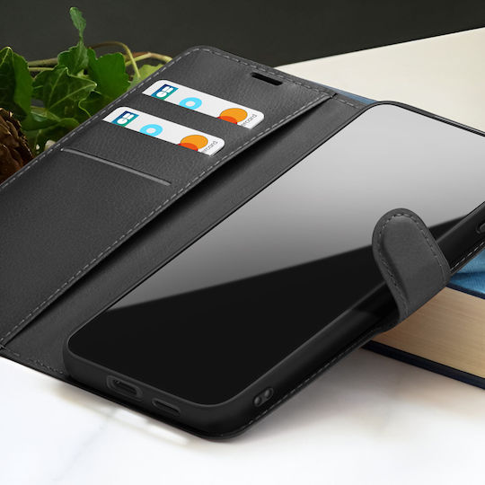 Zanaé Wallet Case Xiaomi Mi 8 Lite Stand Tab Black