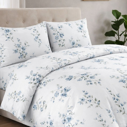 DeLuxe Pucioasa Set Double 200x220 Donna Bleu