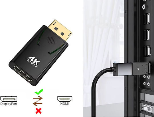Konverter DisplayPort männlich zu HDMI weiblich 1Stück
