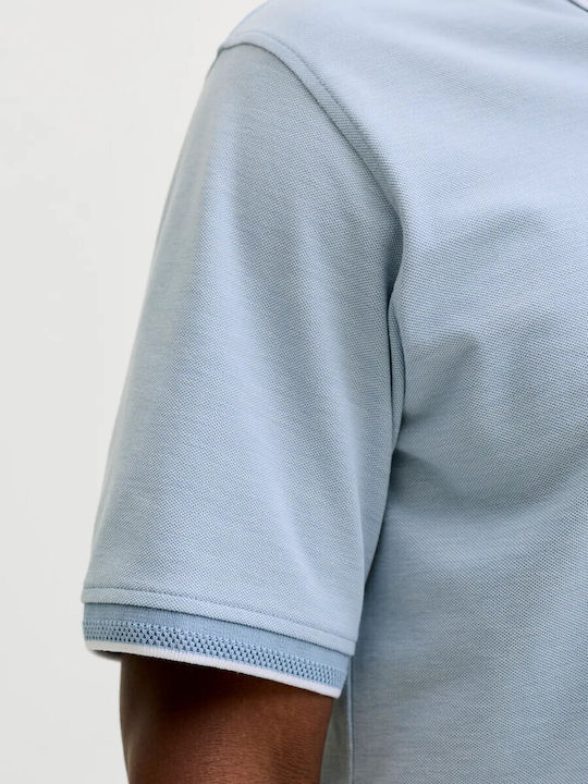 Polo Bluză cu mânecă scurtă Ashley Blue Melange